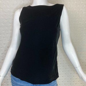 Brooks Bros Velvet Tank Silk/Rayon Side Zip S